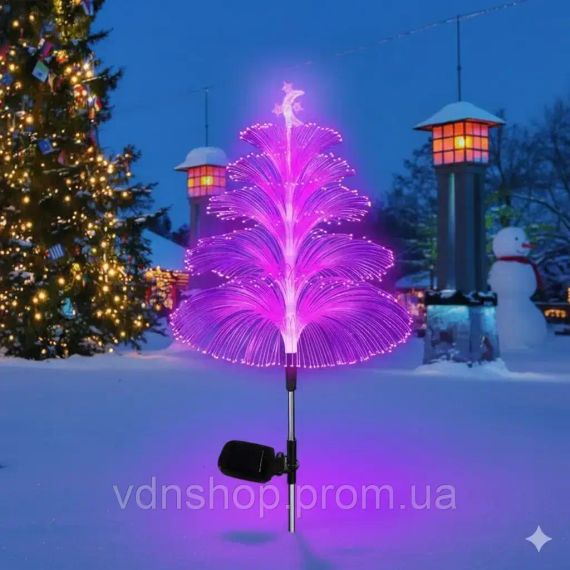 Садовий світильник "Ялинка" сонячна панель, комплект з 2х штук SFK-45 | Зображення 2