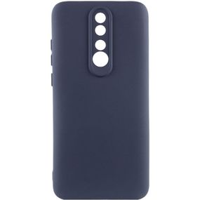 Чохол TPU GETMAN Liquid Silk Full Camera для Xiaomi Redmi 8 Синій / Midnight Blue