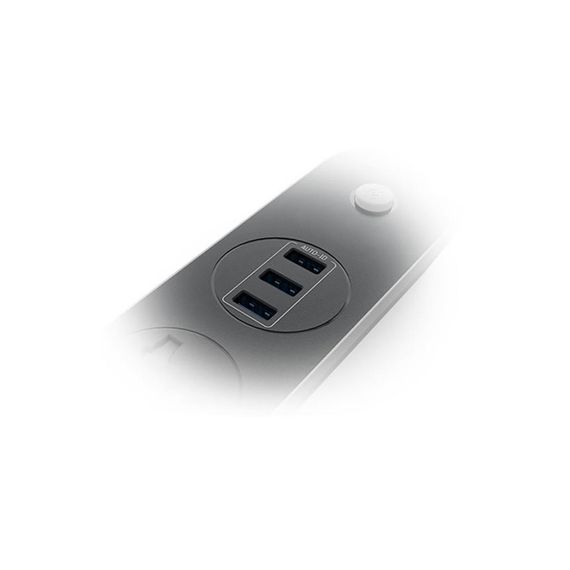Мережевий фільтр живлення ColorWay CW-CHU33B, 3 розетки/3USB Black 1.8M (CW-CHU33B) | Зображення 6