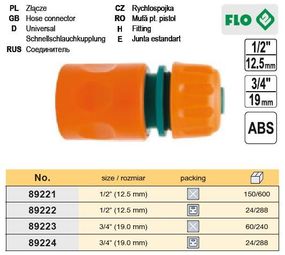 Муфта соединительная быстросъемная Польша 1/2" FLO-89222