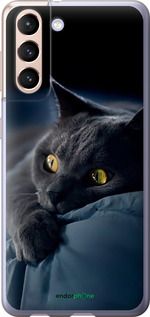 Чохол на Samsung Galaxy S21 Димчастий кіт "825u-2114-2448"