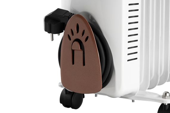 Олійний радіатор Ardesto 1500 Вт, площа обігріву 15 кв.м., білий, підлоговий, 7 секцій (OFH-07X1) | Зображення 4