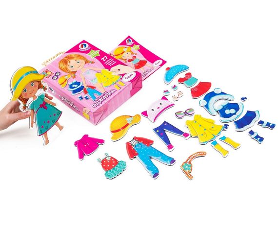 Магнітна гра-одягалка "Соня" VT3702-07 Vladi Toys, в коробці (4820195055977) | Зображення 1