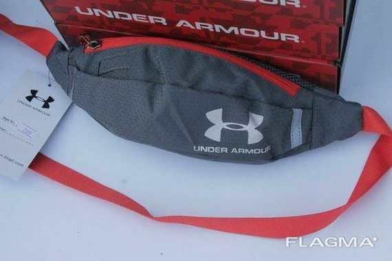 Поясная сумка Under Armour (серая) сумка на пояс