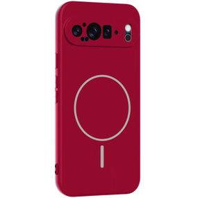 Чохол Silicone Cover Lakshmi Full Camera (AA) with MagFit для Google Pixel 9 Pro XL Червоний / Rose Red