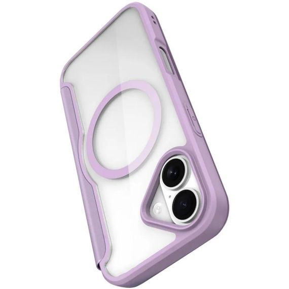 Чехол-книжка Dux Ducis Skin X Pro with MagSafe для Apple iPhone 17 (6.3") Black Purple Pink | Зображення 5