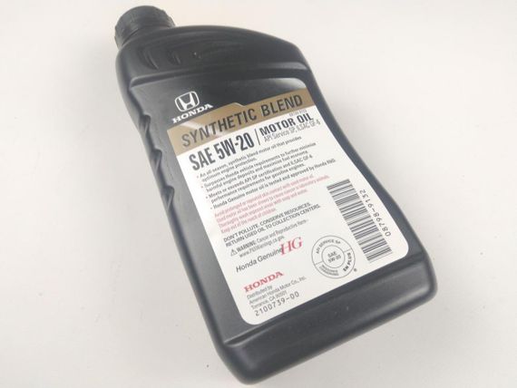 Олива моторна 5W-20 напівсентетична Honda Motor Oil Synthetic Blend 1 л (087989132) | Зображення 1