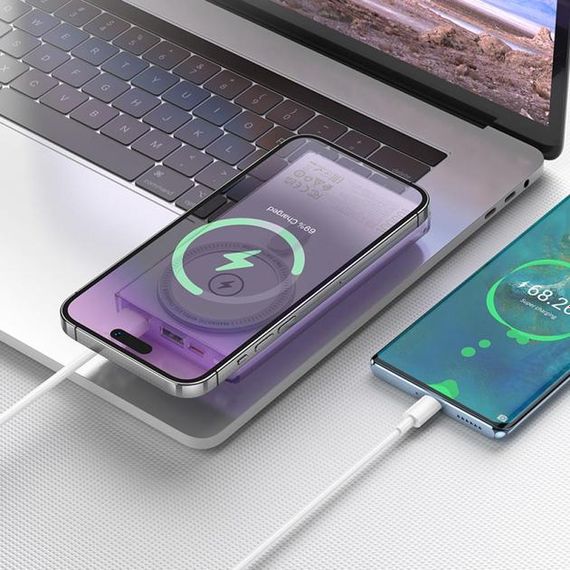 Power Bank Hoco Q22 Taurus 22.5W+PD20W магнітний цифровий дисплей 10000mAh (44537-Q22_806) | Зображення 3