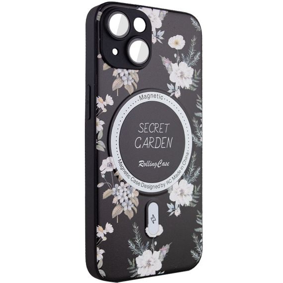 TPU+PC чохол Secret Garden with MagSafe для Apple iPhone 14 (6.1") | Зображення 2