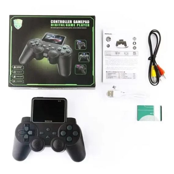 Портативна ретроміні ігрова приставка з екраном 2.4 дюйма Gamepad S10 Ігрова приставка на 520 ігор | Зображення 8