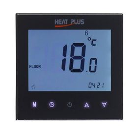 Терморегулятор HEAT PLUS iTeo4 black (програмований сенсорний)