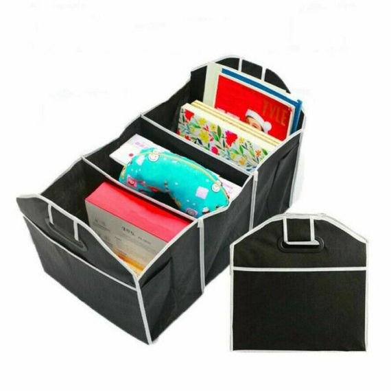 Автомобільний органайзер у багажник Car Boot Organizer Сумка з ручками в авто