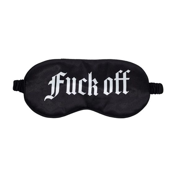 Маска на очі - Ouch! Satin Blindfold Fuck Off Black