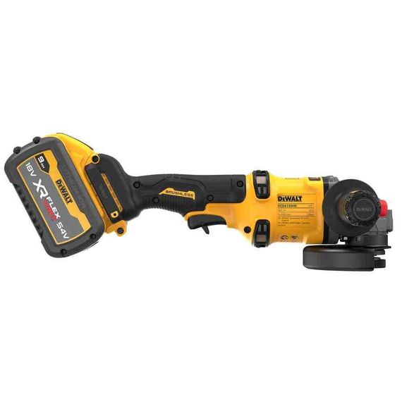 Шлифмашина угловая - болгарка аккумуляторная бесщёточная DeWALT DCG418SHDX2 | Зображення 2