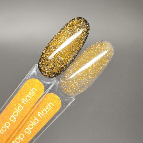 Світловідбивний топ Valeri Gold Flash Top без липкого шару 6мл
