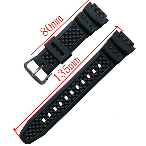 Спортивний ремінець Primo 18mm для годинників Casio AQ-S800W / S810W / SGW-400H / 500H / AE-1000W / W-S200H / W-735H | Зображення 3