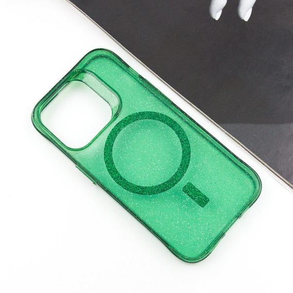Чехол TPU Radiance with MagSafe для Apple iPhone 14 Pro (6.1") Green | Зображення 1