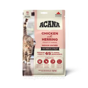 Сухий корм для котів Acana Indoor Entree Cat з куркою оселедцем та індичкою 4.5 кг a71451