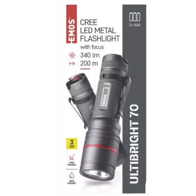 Фонарь EMOS P3170 340Lm 3AAA Metal (P3170) | Зображення 4