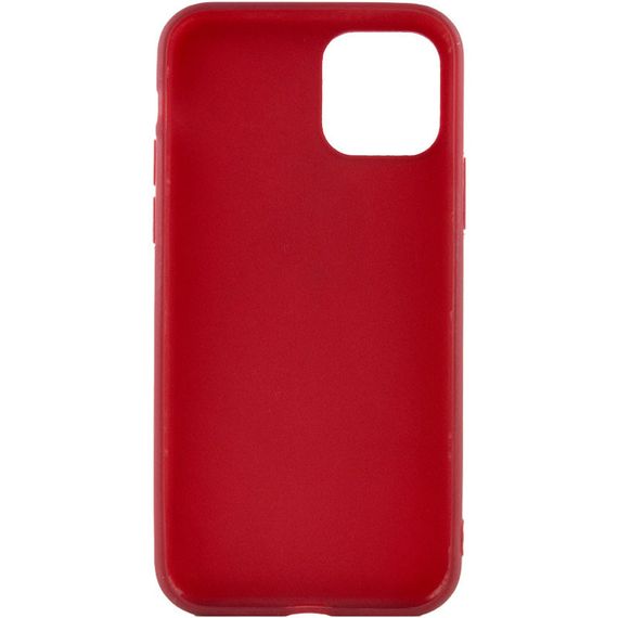Силиконовый чехол Candy для Apple iPhone 14 (6.1") Бордовый | Зображення 1
