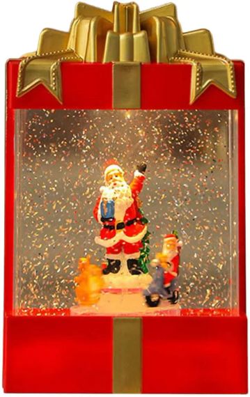 Декоративний світильник з ефектом снігопаду, підсвічуванням та музикою, Сніговик 803 | Зображення 7