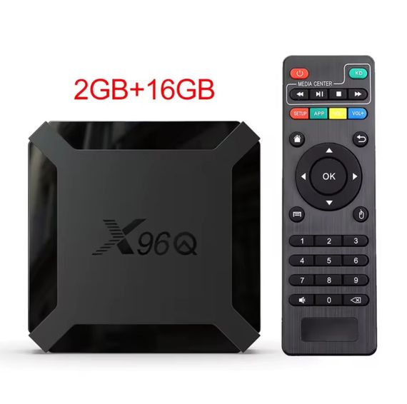 Медіаплеєр X96Q Android TV Box (2GB RAM + 16 GB ROM, 4K UHD, Wi-Fi)