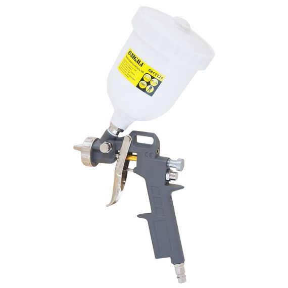 Фарборозпилювач Sigma HP 2 мм з верхнім пластиковим баком 600 мл (6811121) | Зображення 5