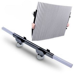 Шторка-жалюзи солнцезащитная 155х70см серебристая 12 Atelie