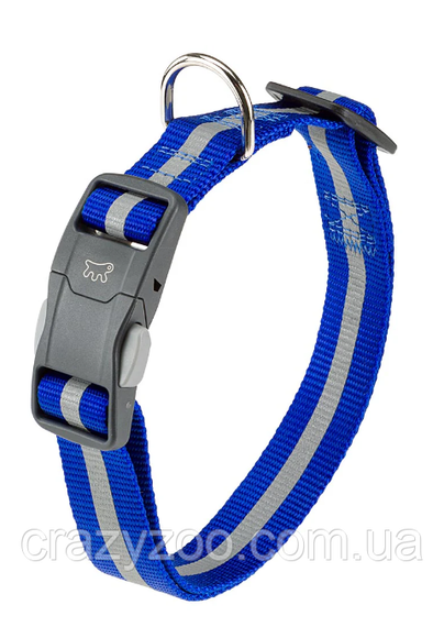 Нашийник для собак Ferplast Club Reflex C15/44 нейлоновий синій 1.5х30-44 см 75250225
