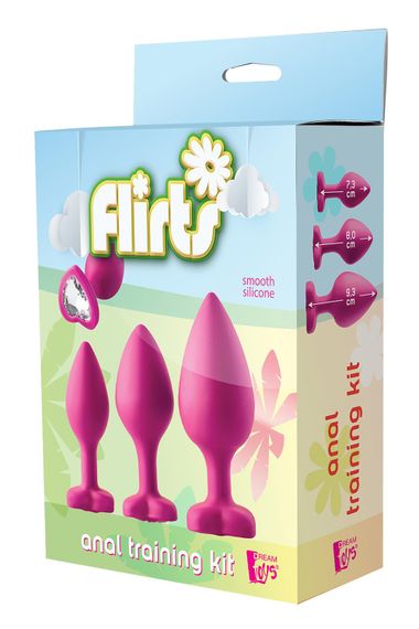 Набір анальних пробок Dream Toys FLIRTS PINK | Зображення 1