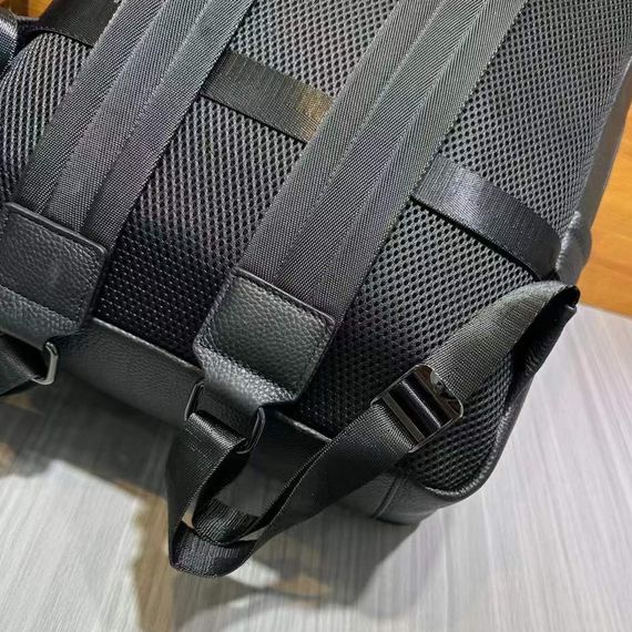 Рюкзак чоловічий шкіряний. Чорний міський рюкзак для ноутбука та документів Tiding Bag 22727 | Зображення 9