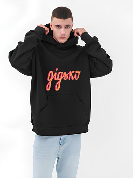Худі з ДТФ на Флісі (оверсайз)