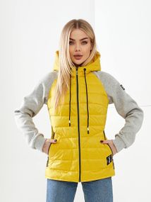 Куртка з трик.рукавом, арт. 1011, колір жовтий