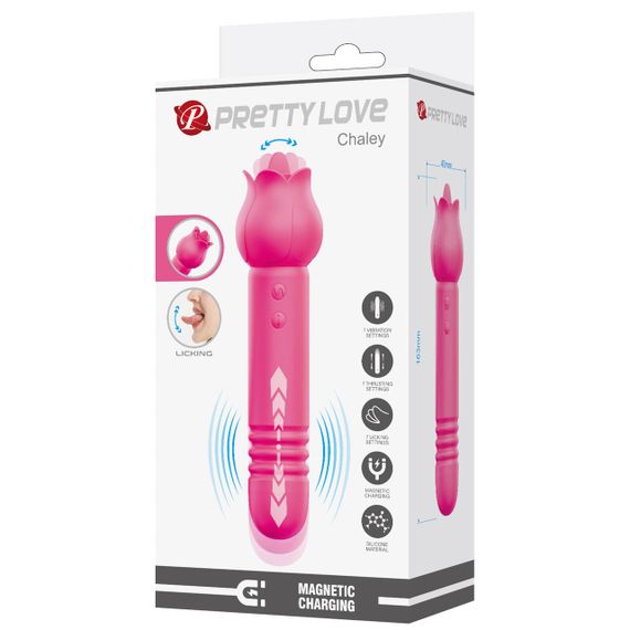 Вібростимулятор Pretty Love Chaley Dual-End Vibrator Sex Aura | Зображення 5