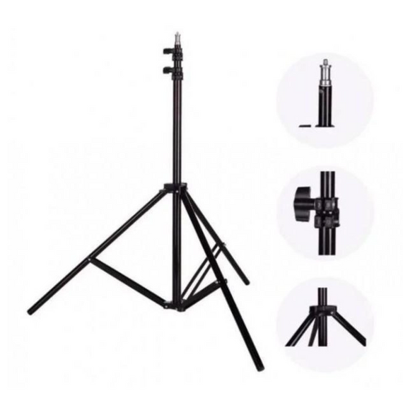 Стійка для лампи, Металевий штатив для кільцевої лампи (2м)   знижка | Зображення 3
