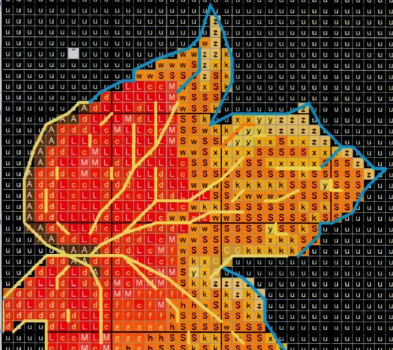 Набор для вышивания по нанесённой на канву схеме "Cat wizard 1". AIDA 14CT printed 44*45 см | Зображення 4