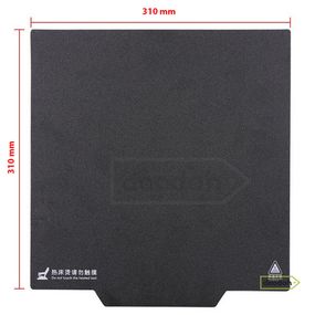 Магнітний термокилимок Ventor 310*310 мм (комплект) для Ender, Tevo, Anet, Anycubic