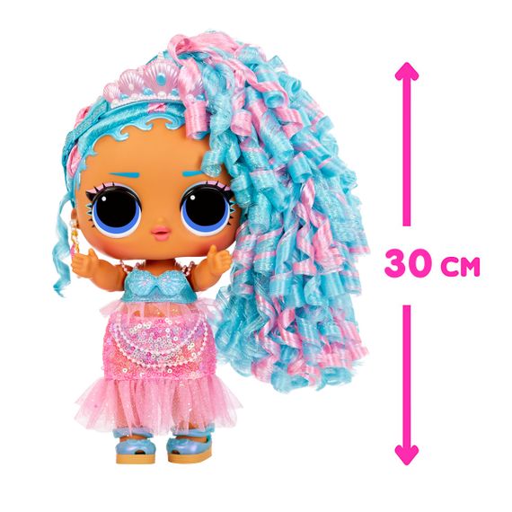 Королева Сплеск Big Baby Hair Hair Hair ігровий набір мегаляльки ЛОЛ | Зображення 3
