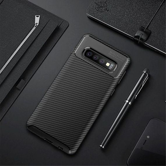Противоударный чехол AutoFocus Samsung S10 Plus чорний