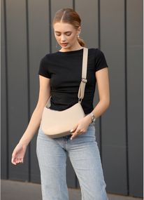 Сумка жіноча Sambag Leoma KOR Бежева 29 х 7 х 16 см (53090026)