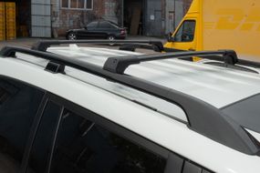Перемички на рейлінги без ключа (2 шт) Сірий для Toyota Land Cruiser 200