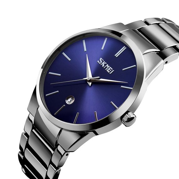 Чоловічий годинник Skmei 9140SIBU Silver-Blue | Зображення 1