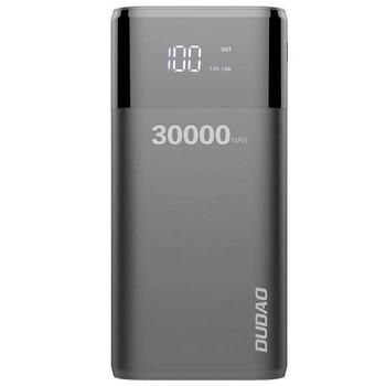 Повербанк УМБ Dudao K1Max 30000mAh with built-in cables black  (6970379617618)