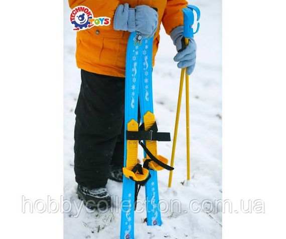 Лижі з палицями дитячі, арт.3350 | Зображення 4
