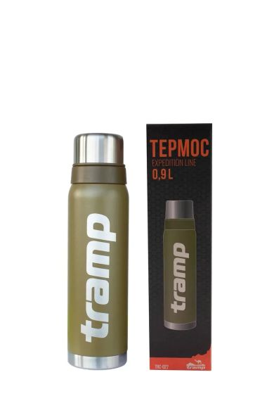 Сталевий термос для гарячих напоїв Tramp Expedition Line 900мл похідний термос для туристів,рибалок, військових | Зображення 1