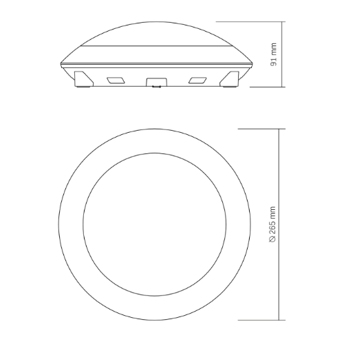 LED Светильник E27 IP65 с датчиком движения Videx | Зображення 3