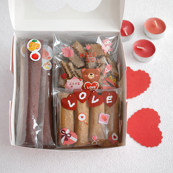 Подарочный набор пастилы «Сладкая романтика» ( три вида пастилы), 550 г | Зображення 1