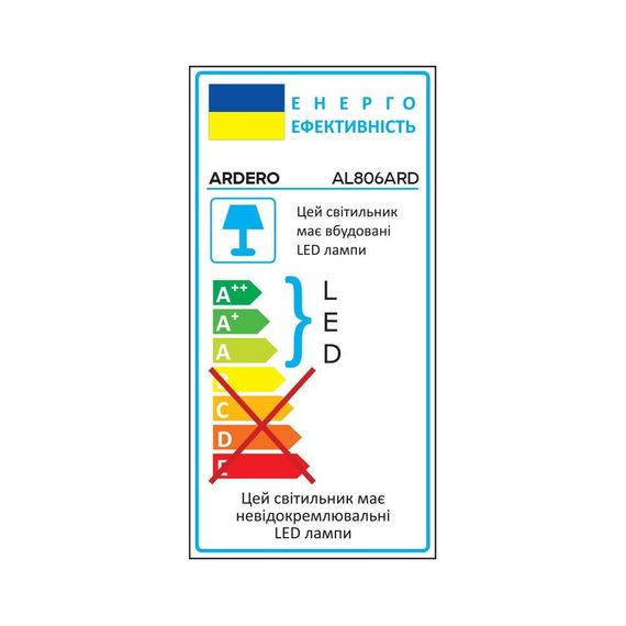 Світлодіодний накладний світильник Ardero AL806ARD 45Вт 5000K білий | Зображення 2