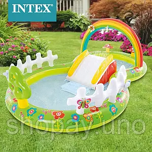 Детский надувной игровой центр Intex 57154 Мой Сад 290х180х104 см | Зображення 2