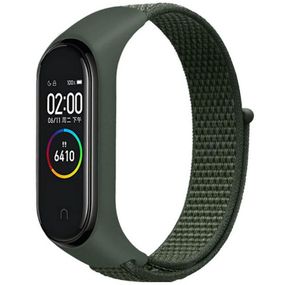 Ремінець Nylon New для Xiaomi Mi Band 3/4/5/6/7 Green